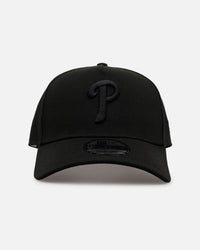 New Era Philadelphia Phillies 'Easy Black' 9FORTY A-Frame Snapback Black/Black