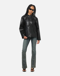 Ed Hardy Fury Biker Jacket Black