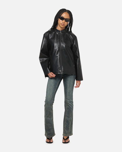 Ed Hardy Fury Biker Jacket Black