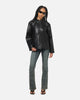 Ed Hardy Fury Biker Jacket Black