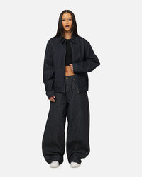 Carre Lockout Pinstripe Jacket Navy Pinstripe