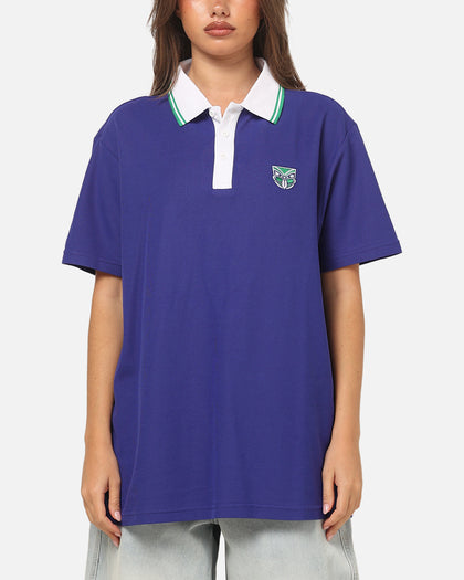 Bleacher Athletic New Zealand Warriors NRL Adult Golf Polo T-Shirt Navy