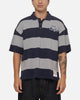 Mitchell & Ness Orlando Magic Striped Polo T-Shirt Navy