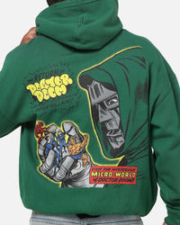 73Studio Marvel Fantastic Four Doctor Doom Villain Hoodie Forest Green