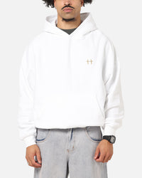 Saint Morta Studios Boxy Hoodie White