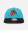 Mitchell & Ness Golden State Warriors Nylon Deadstock 2-Tone Snapback Neon Blue/Black