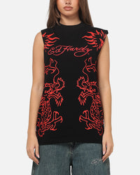Ed Hardy Dragon Muscle T-Shirt Black
