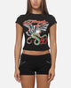 Ed Hardy Women's Eagle Baby T-Shirt Black