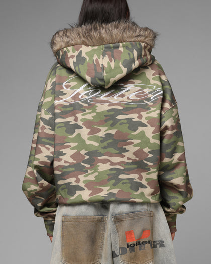 Loiter Purity Zip Hoodie Camo