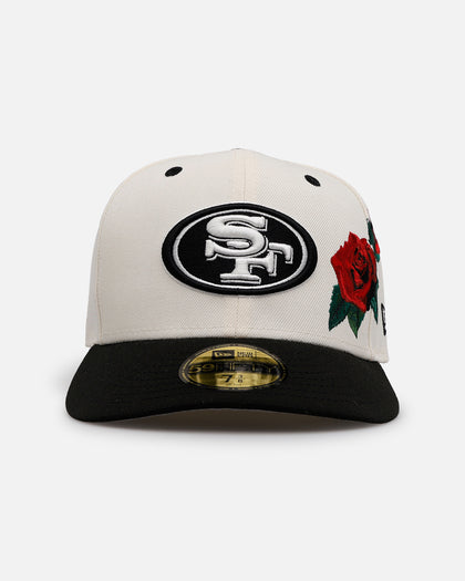 New Era San Francisco 49ers 'Chrome Black Roses' 59FIFTY Fitted Chrome/Black