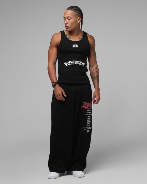 Loiter Team Wipe Sweat Pants Black