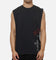 Saint Morta Graves Oversized Muscle T-Shirt Washed Black