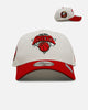 New Era New York Knicks 'Strawberry' 9FORTY A-Frame Snapback Chrome/Red