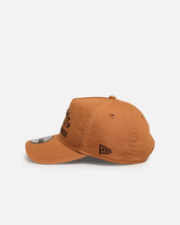 New Era New York Yankees 'Washed Canvas' 9FORTY A-Frame Snapback Walnut