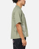 Carre Hand Picked Button Up Shirt Green