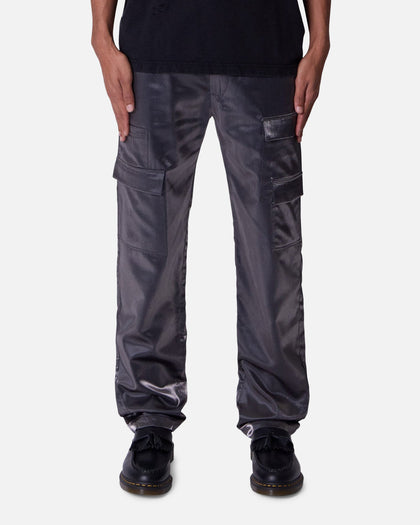 MNML Patent Shine Pants Black