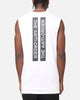 The Anti Order A Logo Merch Oversized Muscle T-Shirt White/Black
