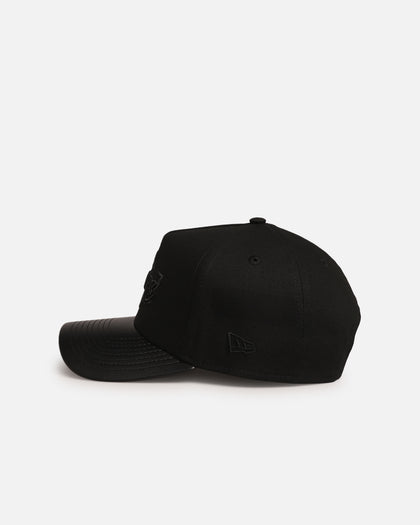 New Era Los Angeles Lakers 'Canvas Leather' 9FORTY A-Frame Snapback Black