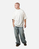 Culture Kings Everyday Mock Neck T-Shirt Off White