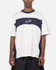 Carre Athletic Panel Crew T-Shirt Off White
