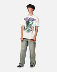 73Studio X DC Batman The Joker Rings Heavyweight T-Shirt Off White