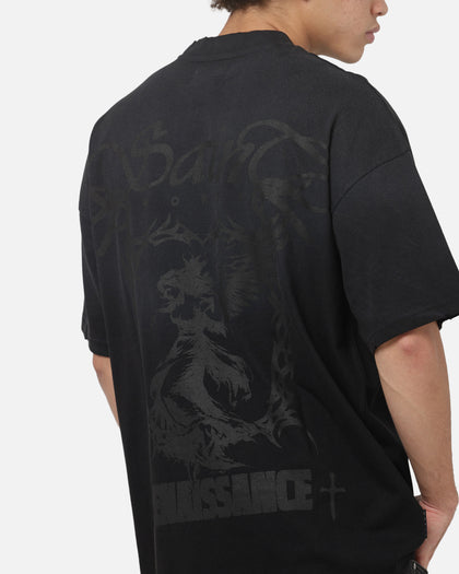 Saint Morta Spirits Boxy T-Shirt Washed Black