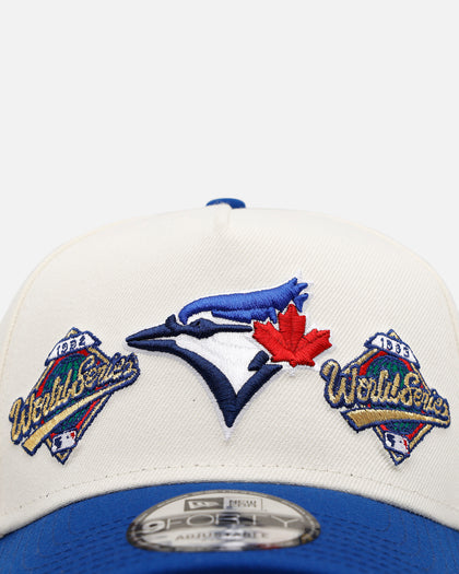 New Era Toronto Blue Jays 'World Series Logo' 9FORTY A-Frame Snapback Chrome
