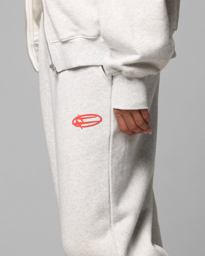 Loiter Celestial Sweat Pants Light Grey Marl