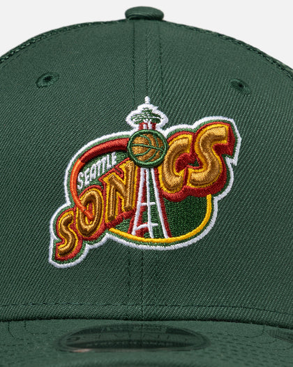 New Era Seattle SuperSonics 'HWC' 9SEVENTY Trucker Stretch Snapback Dark Green