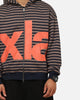 X-Large Mocha Captain Zip Hoodie Black