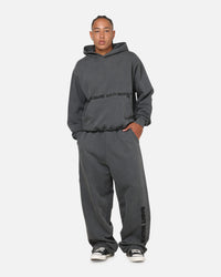 Saint Morta Apocalypse Boxy Hoodie Washed Charcoal