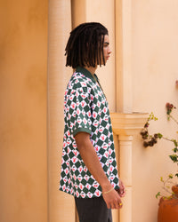 Playboy By Culture Kings Cherry Polo Shirt Green/White