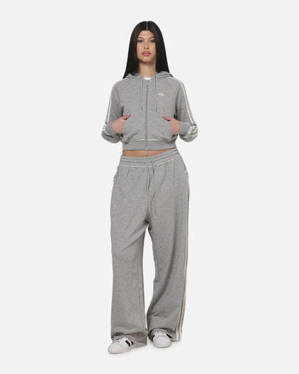 Adidas Women's Graphic Loose Sweat Pants Medium Grey Heather