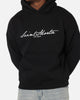 Saint Morta Scripture Boxy Hoodie Black