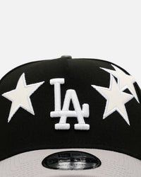 New Era Los Angeles Dodgers 'Stars' 9FORTY A-Frame Snapback Black/Grey