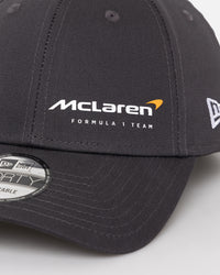 New Era McLaren Flawless 9FORTY A-Frame Snapback Dark Grey