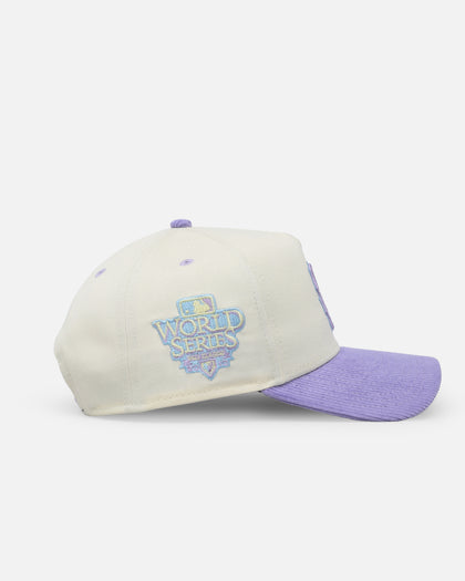 New Era San Francisco Giants 'Easter Corduroy' 9FORTY A-Frame Snapback White/Lilac