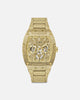 Guess Mainline Phoenix Frost Gold Bracelet Watch Gold