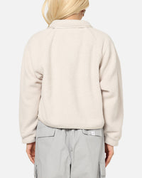 Nike Women's Sportswear Sherpa Jacket Lt Orewood Brown