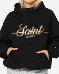 Saint Morta Rodeo Drive Boxy Hoodie Black