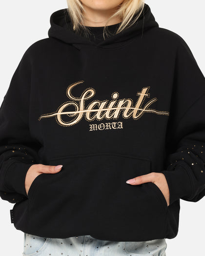 Saint Morta Rodeo Drive Boxy Hoodie Black
