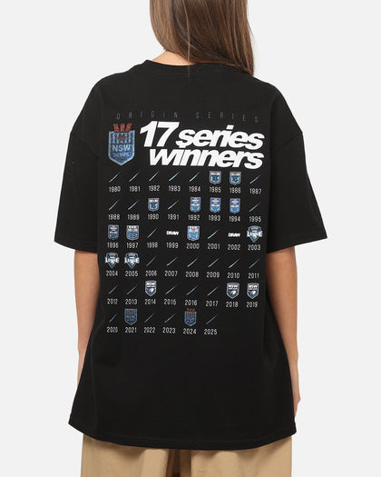 Mitchell & Ness New South Wales Blues 17 X Series Vintage T-Shirt Black