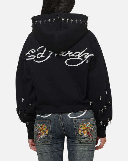 Ed Hardy Eternal Hoodie Black