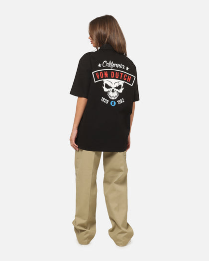 Von Dutch California Button Up Shirt Black
