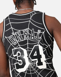 Mitchell & Ness Los Angeles Lakers Shaquille O'Neal 'Glow Web' Jersey Black