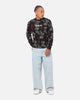 Ed Hardy Tiger Waffle Long Sleeve T-Shirt Black