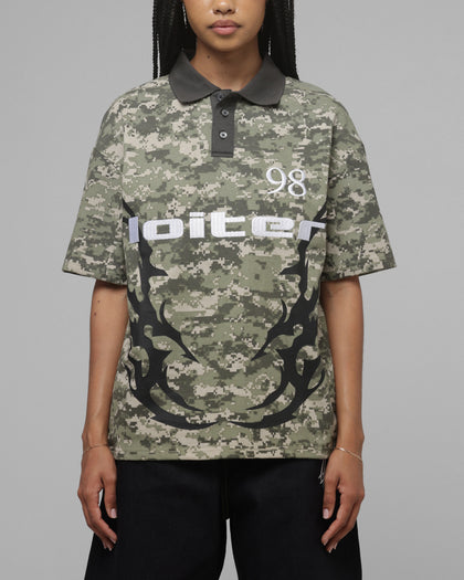 Loiter Cyber Polo Digi Camo