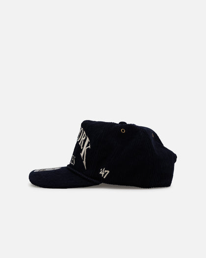 47 Brand New York Yankees 'Pitchout' 47 Hitch Corduroy Snapback Navy