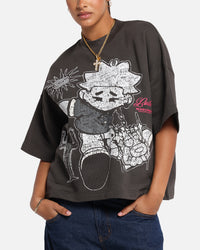 Loiter Palm Spring Box T-Shirt Charcoal