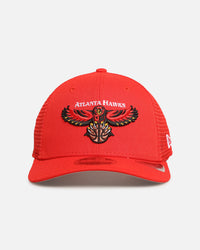 New Era Atlanta Hawks 'HWC' 9SEVENTY Trucker Stretch Snapback Red